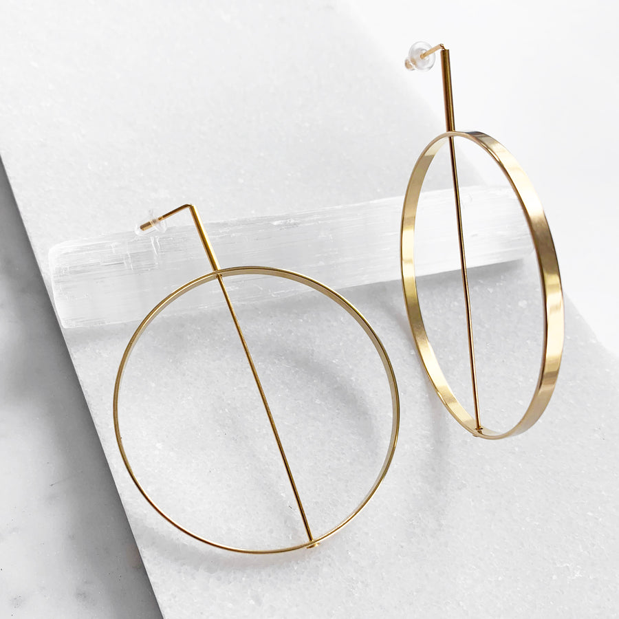 Diameter Hoop Earrings