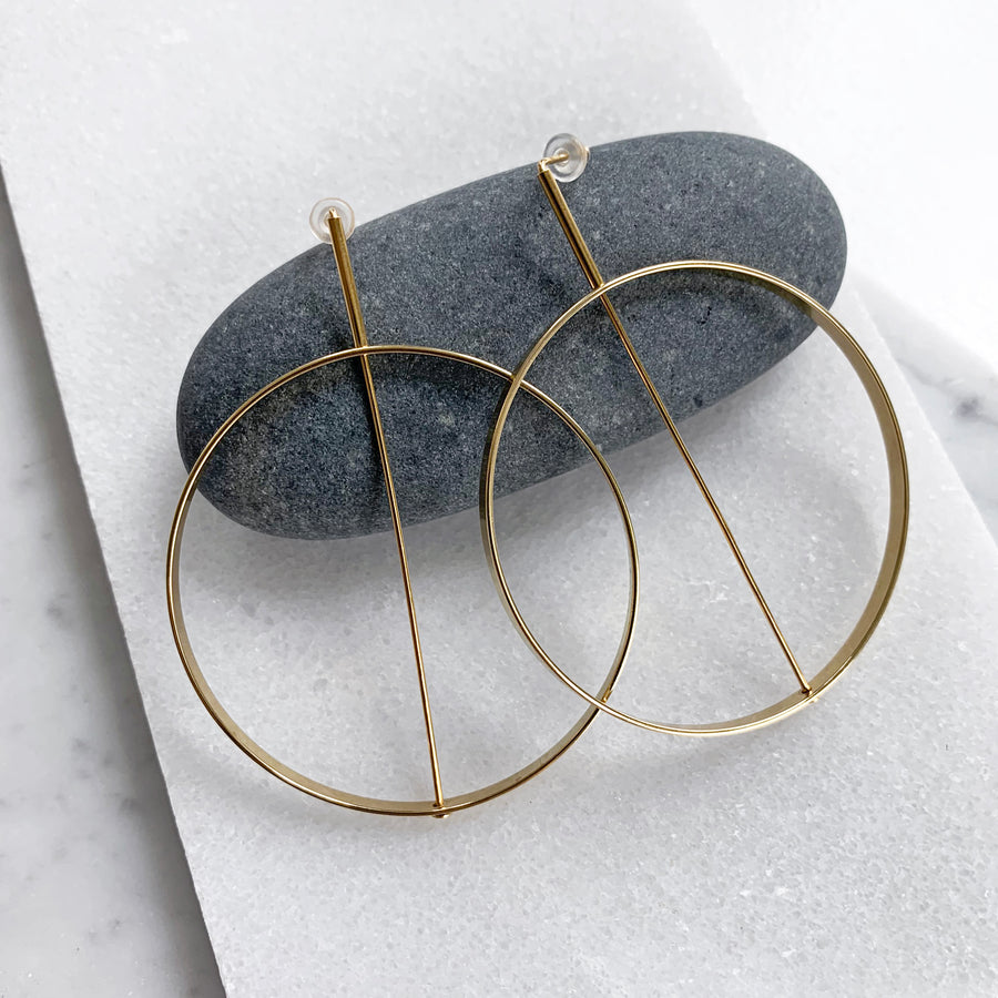 Diameter Hoop Earrings