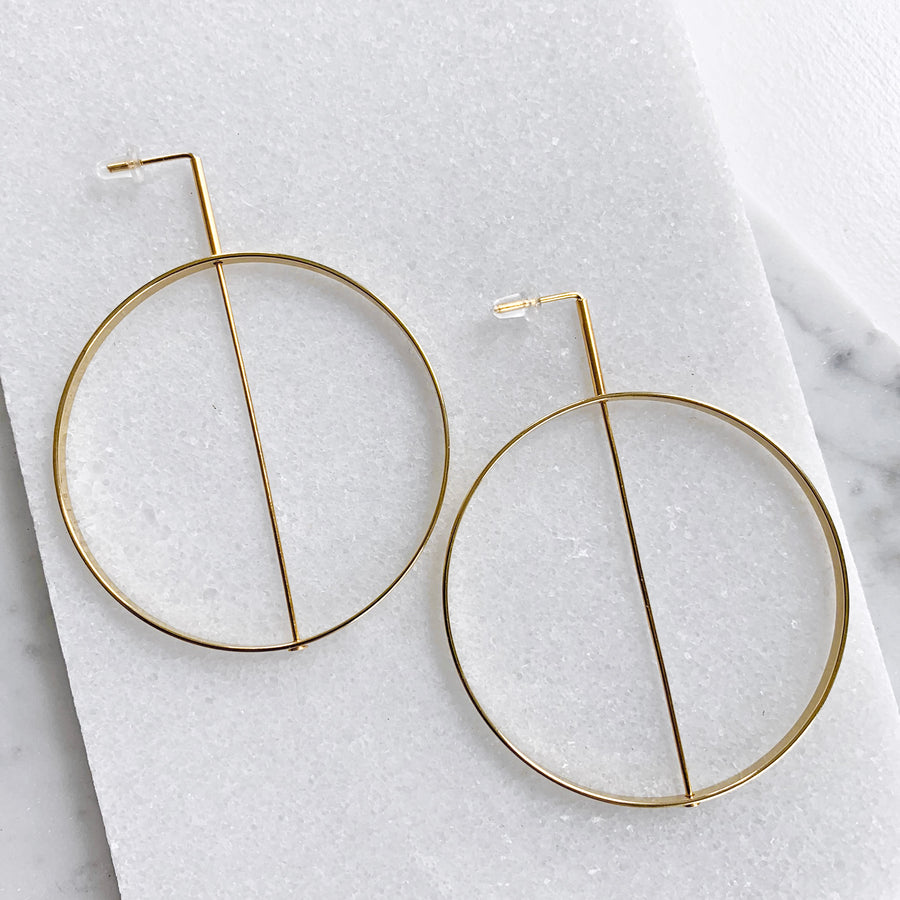 Diameter Hoop Earrings