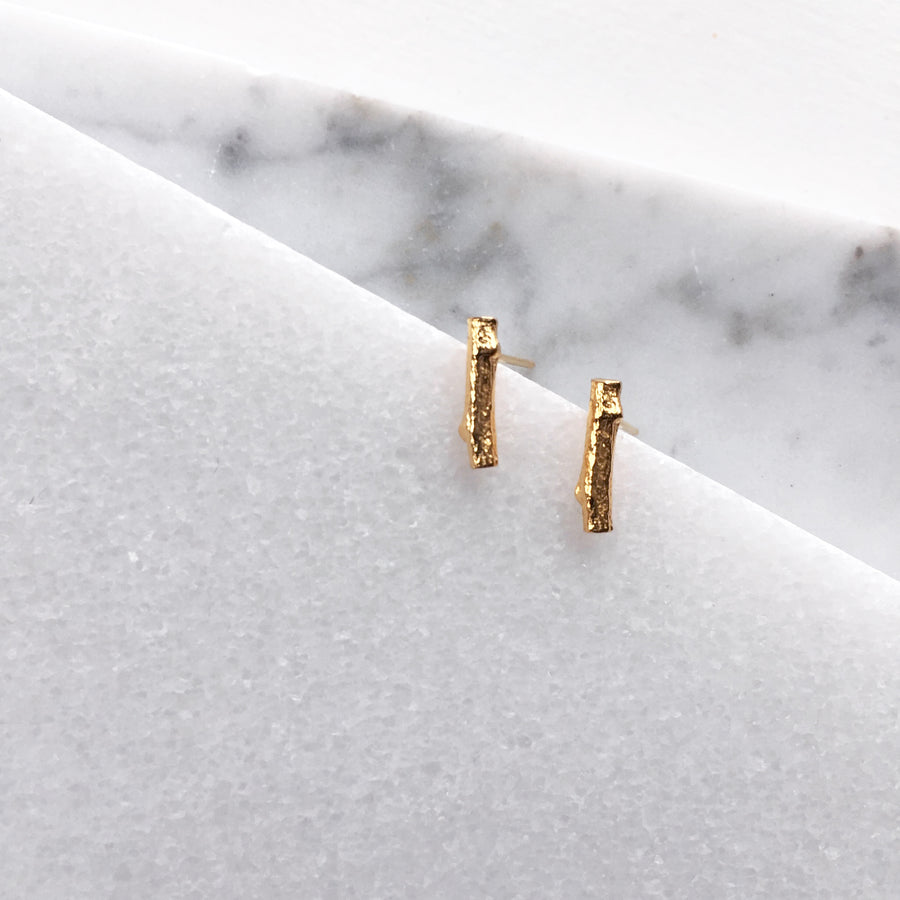 Mini Twig Post Earrings