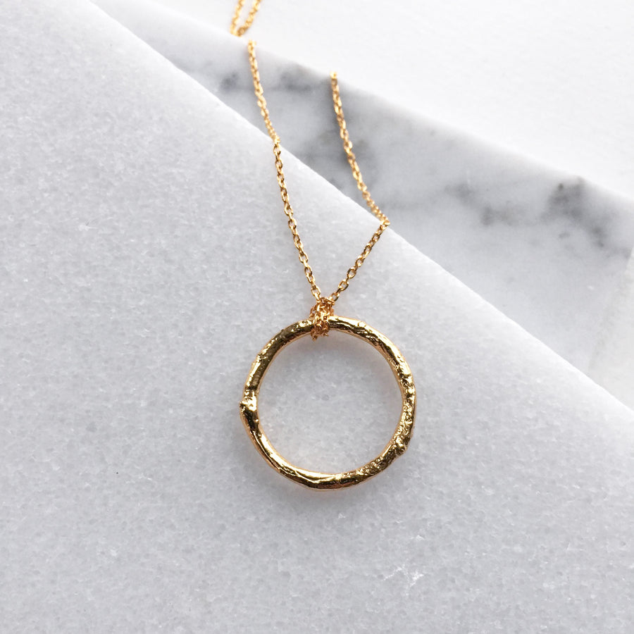 Twig Ring Necklace