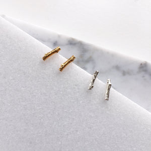 Mini Twig Post Earrings