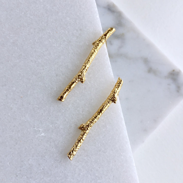 Winter Twig Post Earrings