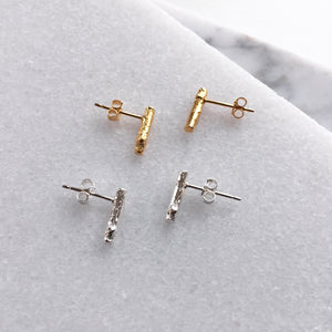 Mini Twig Post Earrings