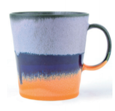 Mug in Lilac/Orange BT027