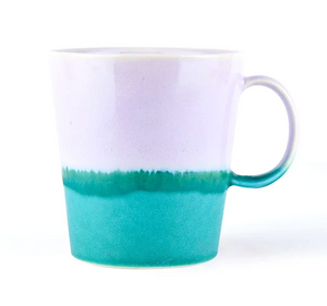 Espresso /Macchiato Cup in Lilac/Teal pt014