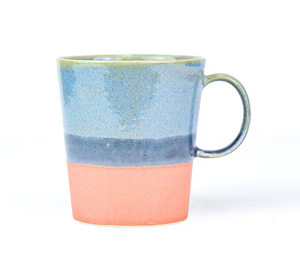 Espresso Cup in Steel Blue/Peach GT010