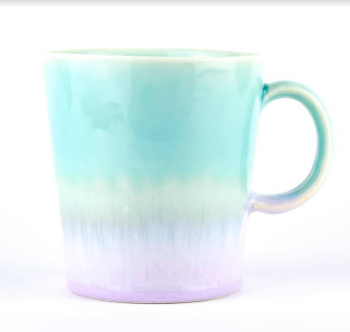 Espresso/Macchiato Cup in Seafoam/Lilac GT029