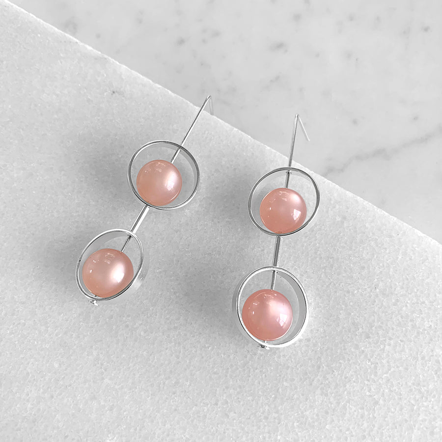 Ariel Earrings - Pinks and Purples