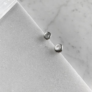 Beach Pebble Post Earrings