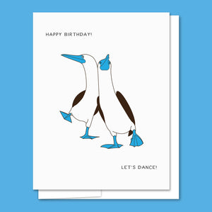 Happy Birthday Let's Dance Card