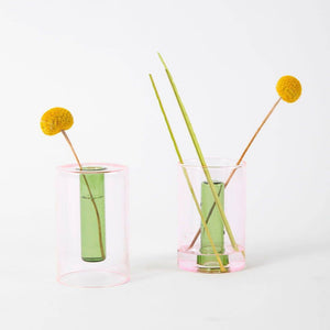 Reversible Glass Vase - Small
