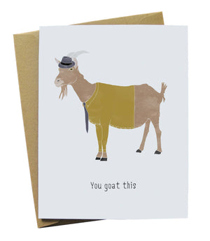 Goat Encouragement Card
