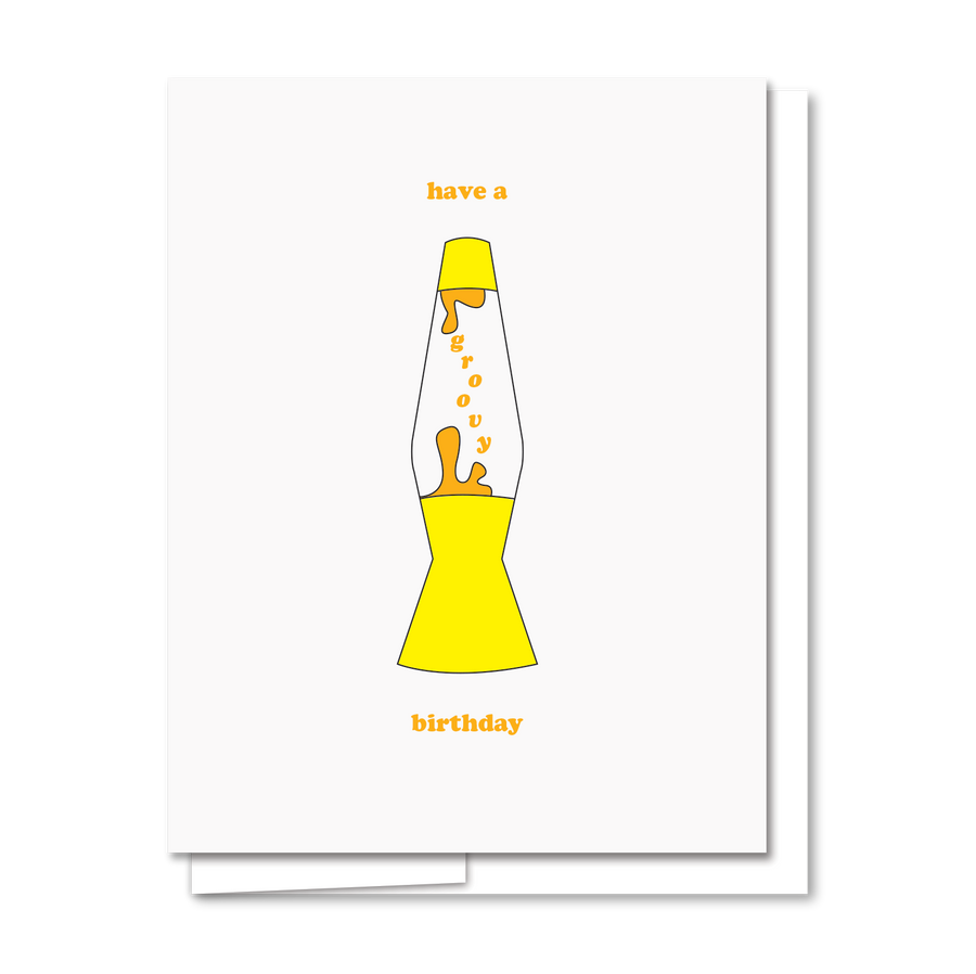 Groovy Birthday - Illustrated Birthday Card