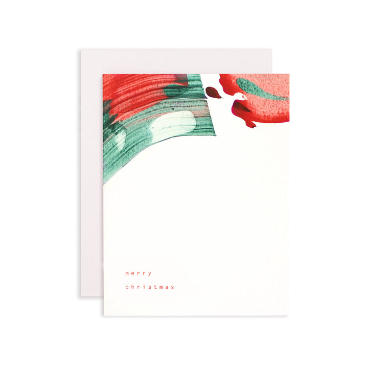 Christmas Swirl Holiday Card