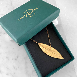 Sage Leaf Necklace