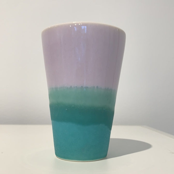 Tall Tumbler in Lilac/turquoise PT014
