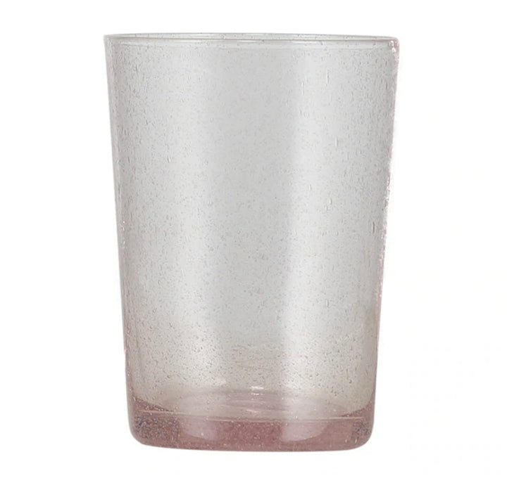 Hand Blown Tumbler Glasses - Rose