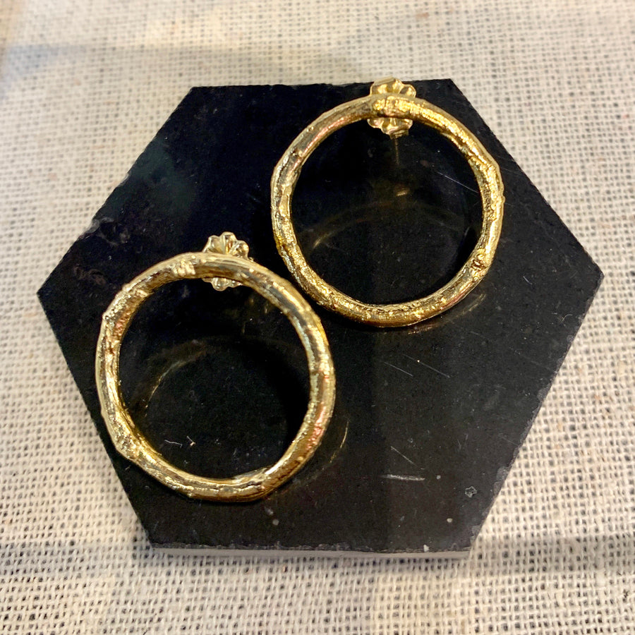Twig Ring Earrings