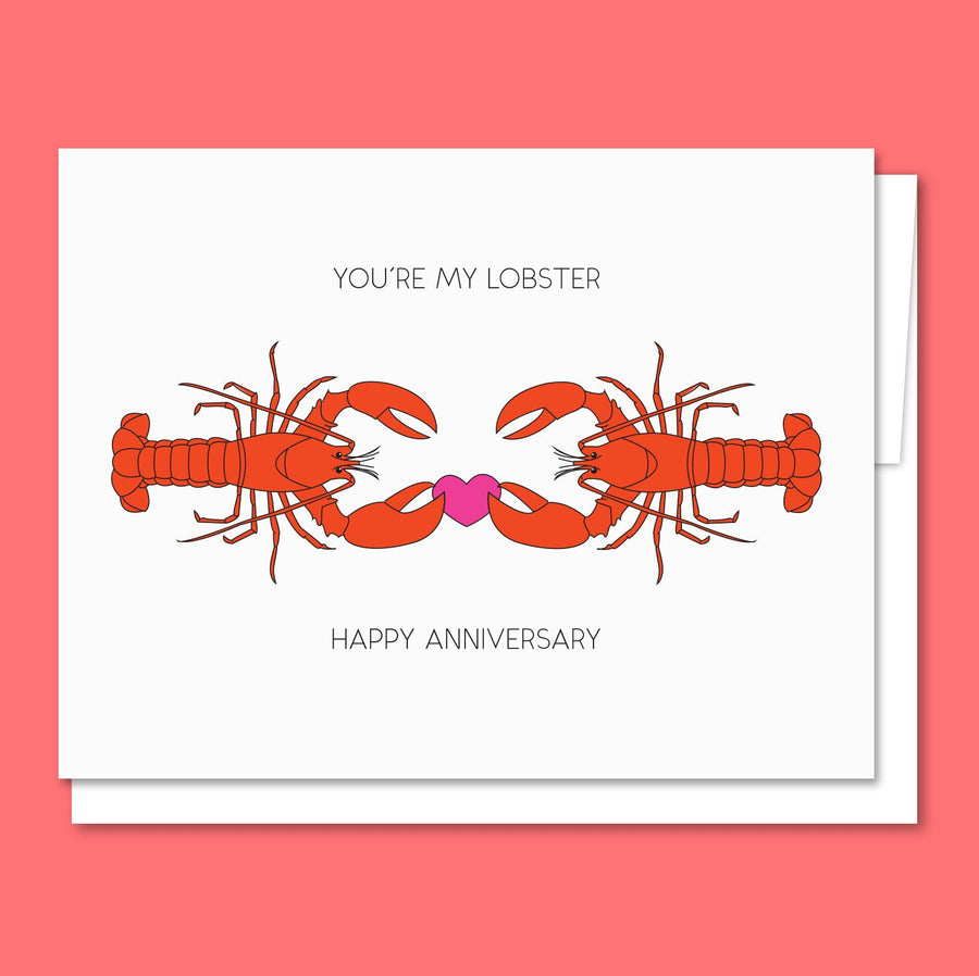 You're My Lobster (Anniversary) Card