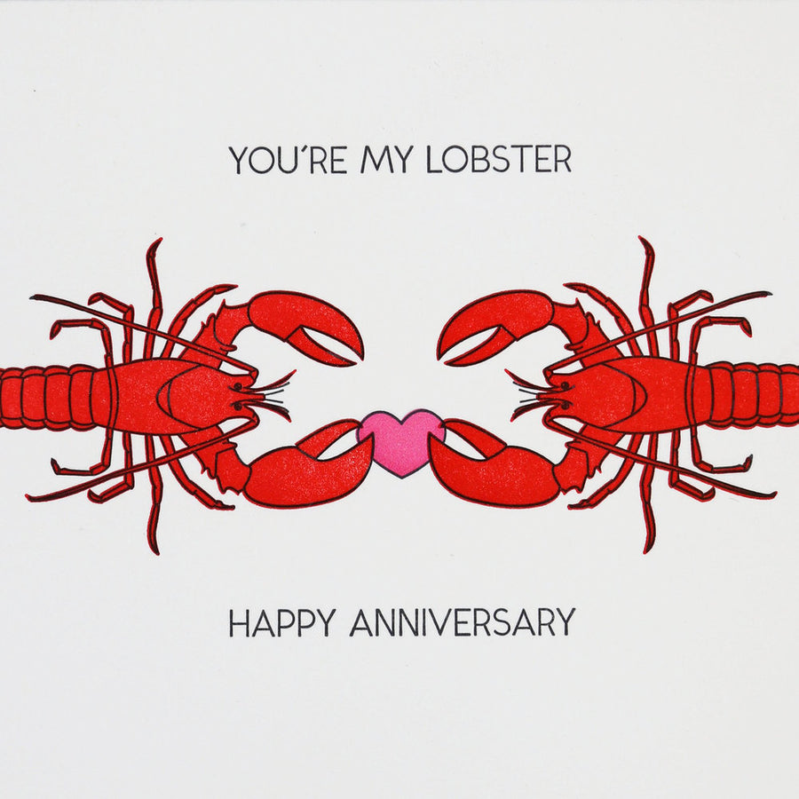You're My Lobster (Anniversary) Card