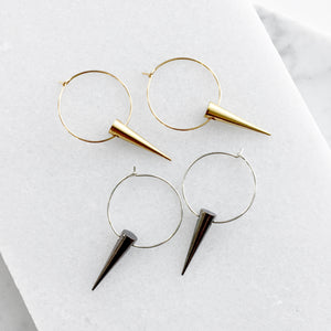 Spike Hoop Earrings