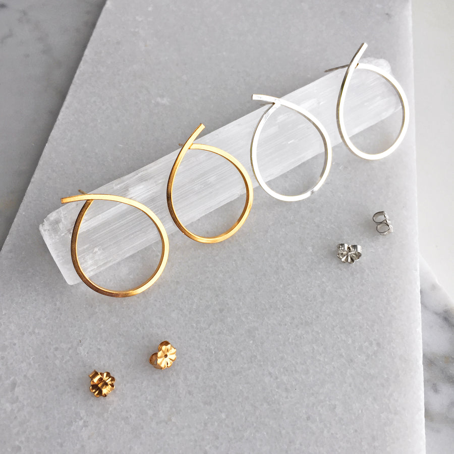 Swoop Hoop Earrings