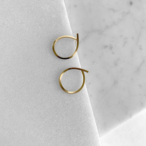Swoop Hoop Earrings