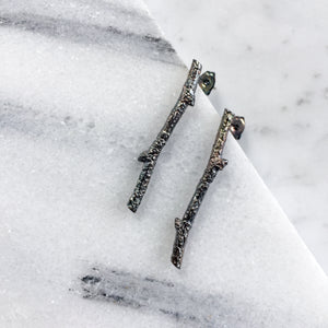 Winter Twig Post Earrings